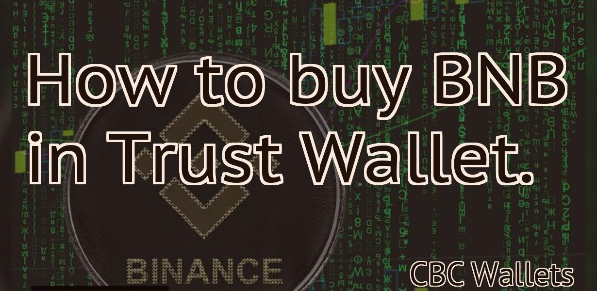How to buy BNB in Trust Wallet.