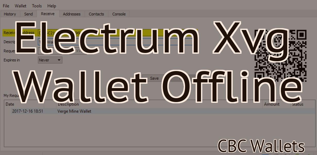 Electrum Xvg Wallet Offline