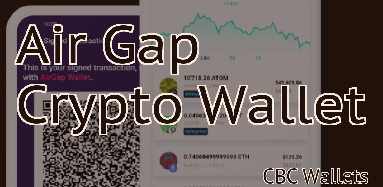 Air Gap Crypto Wallet