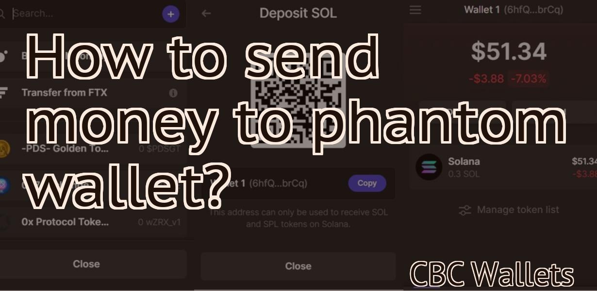 How to send money to phantom wallet?