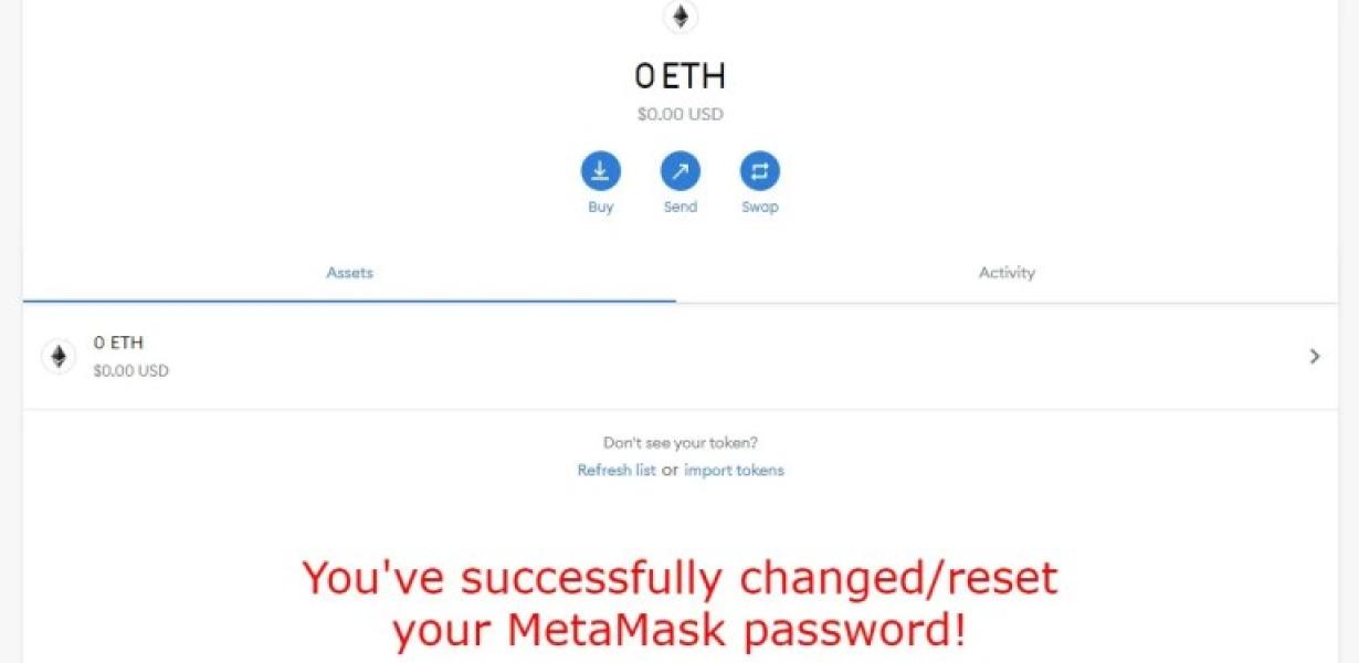 Lost your Metamask seed phrase