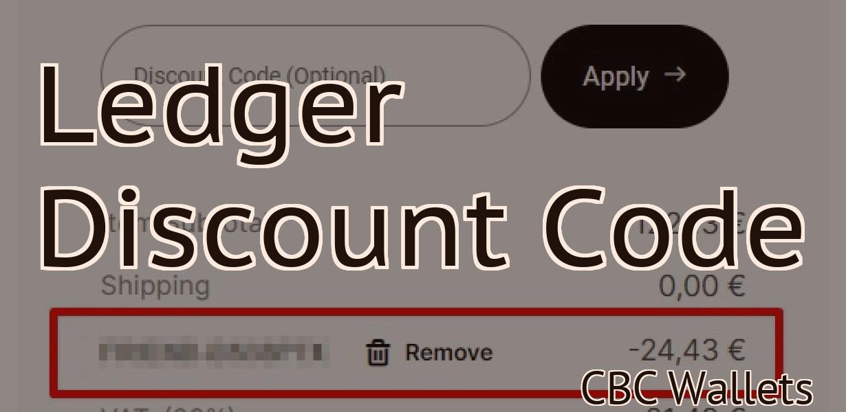 Ledger Discount Code