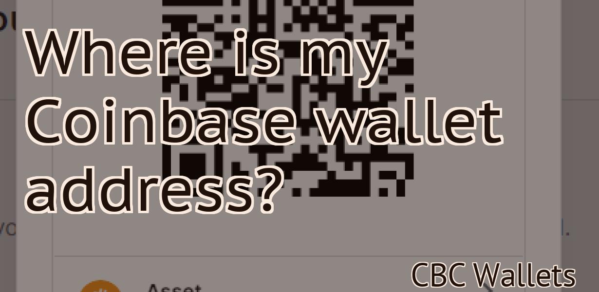 Where is my Coinbase wallet address?