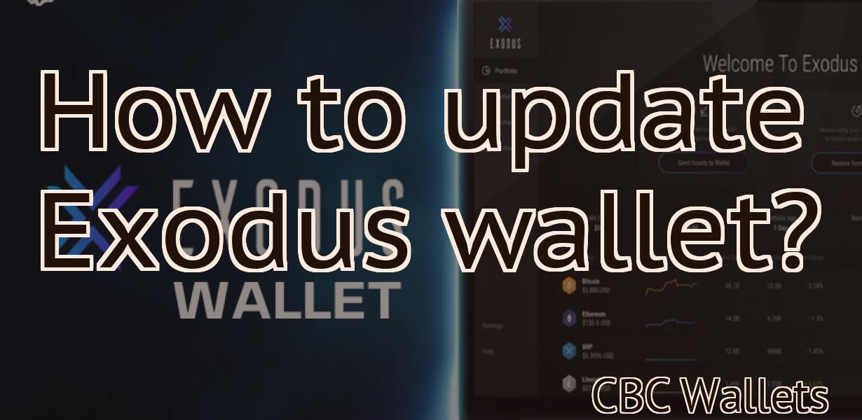 How to update Exodus wallet?