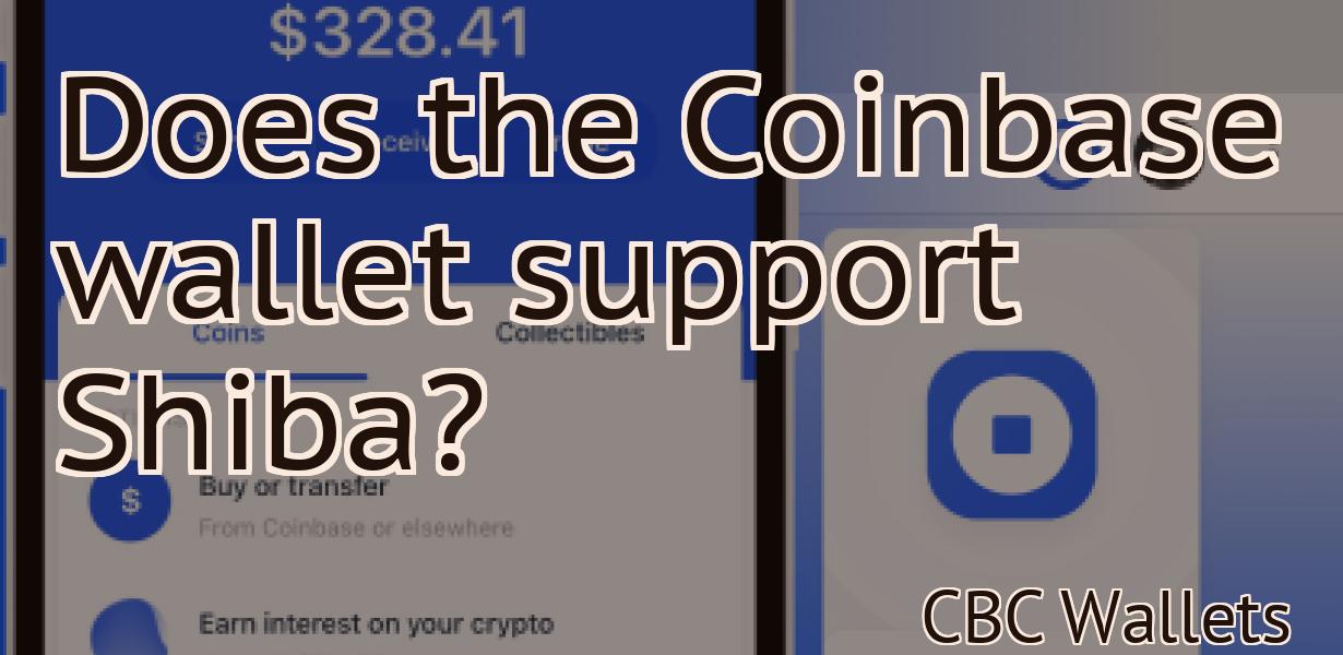 Does the Coinbase wallet support Shiba?
