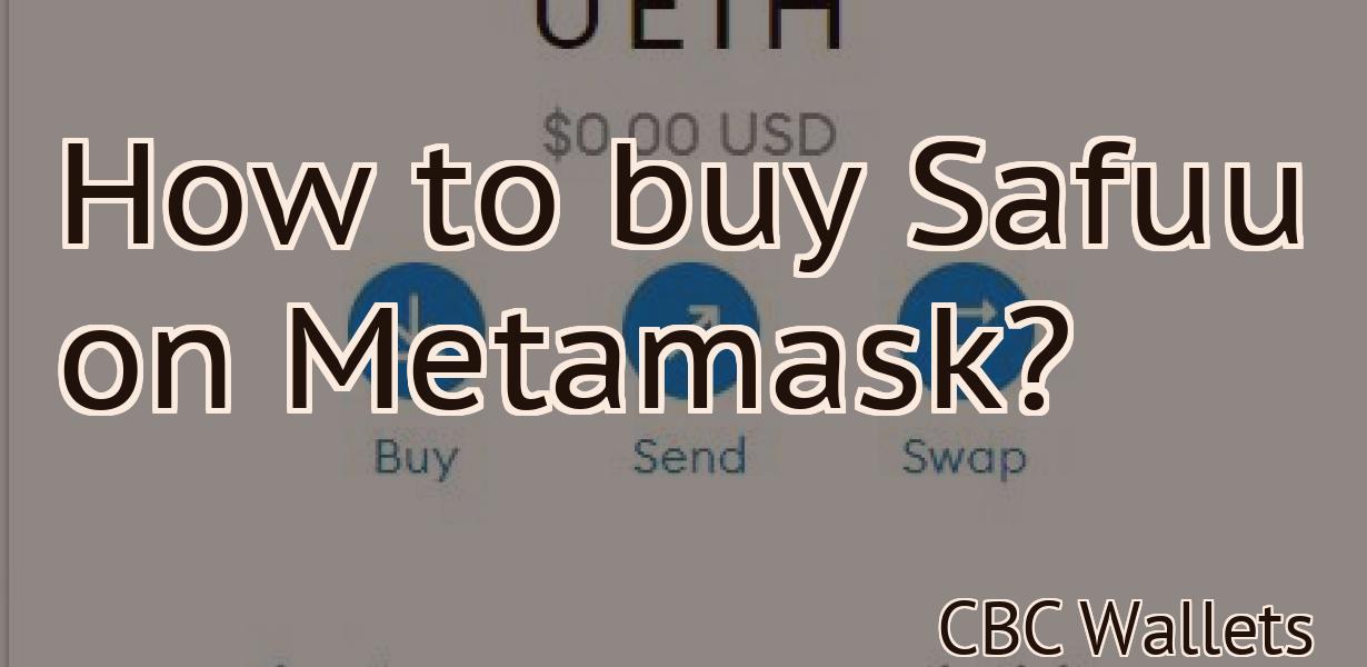 How to buy Safuu on Metamask?