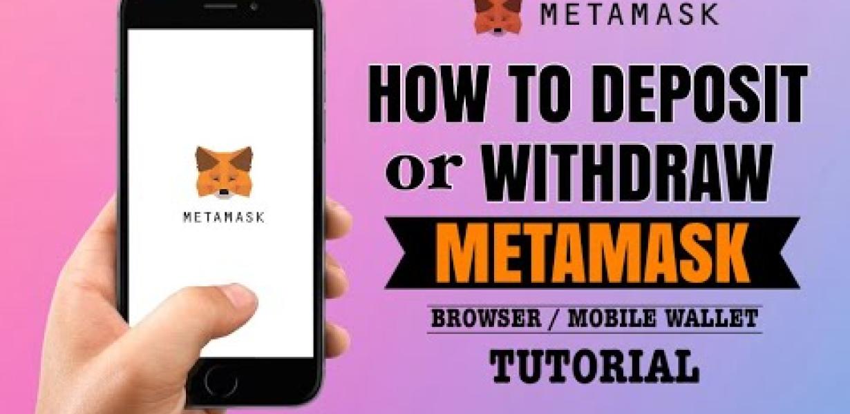 how to withdraw tokens from metamask