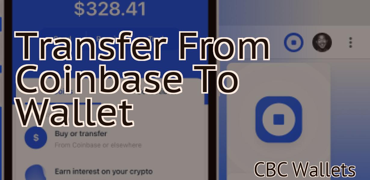 Transfer From Coinbase To Wallet