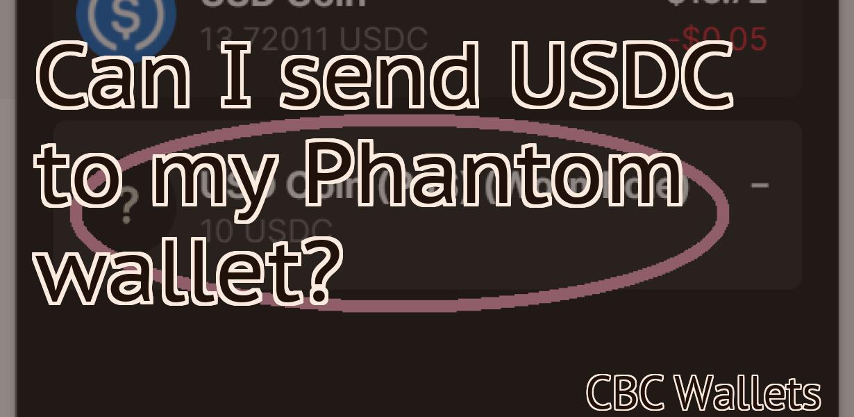 Can I send USDC to my Phantom wallet?