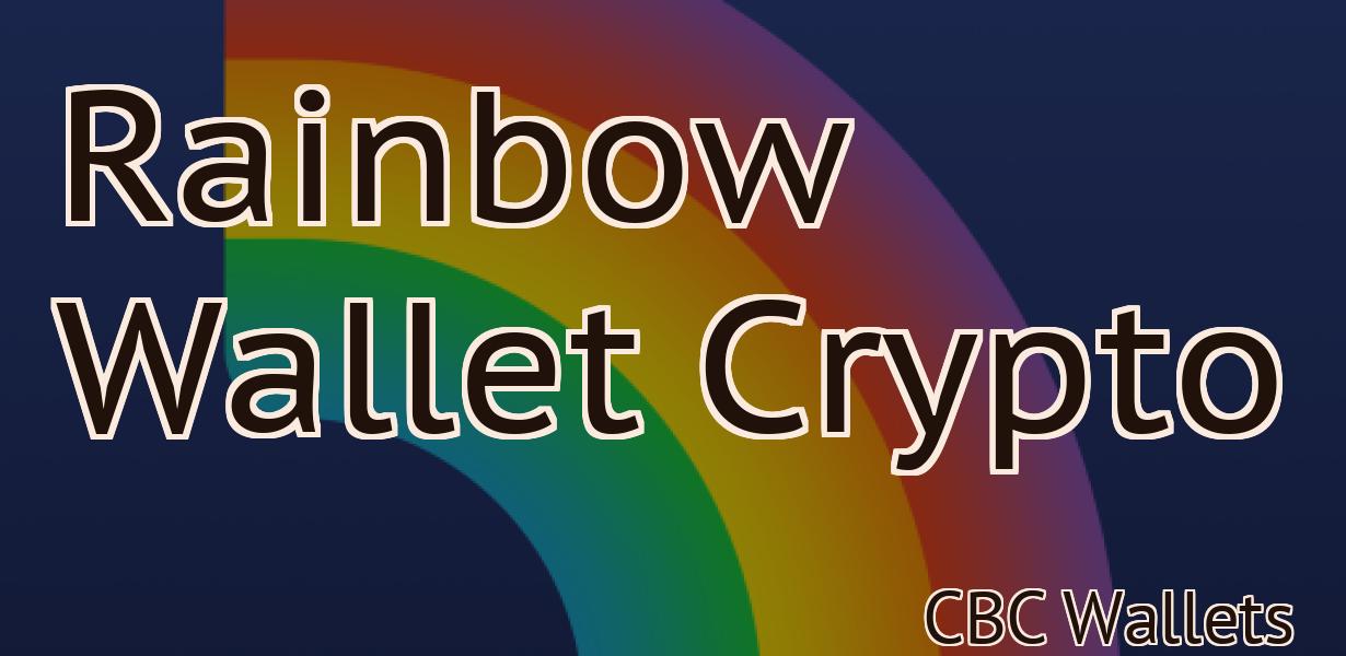 Rainbow Wallet Crypto