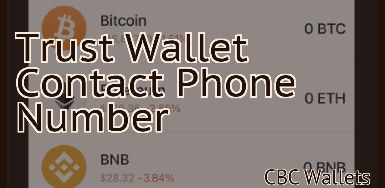 Trust Wallet Contact Phone Number