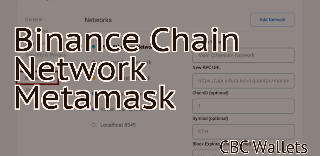 Binance Chain Network Metamask