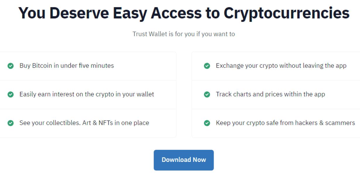 Trust Wallet: The simplest and