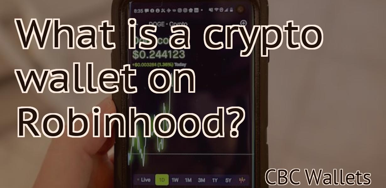 What is a crypto wallet on Robinhood?