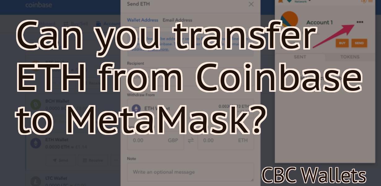 Can you transfer ETH from Coinbase to MetaMask?