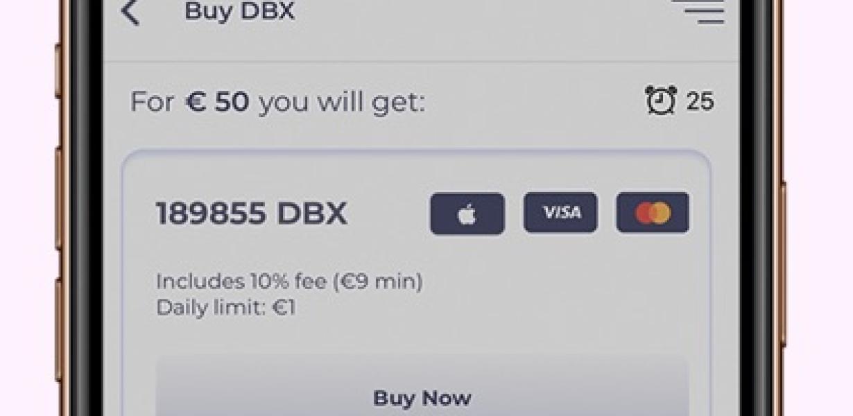 dbx Wallet App – The Most user