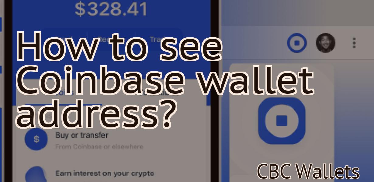 How to see Coinbase wallet address?