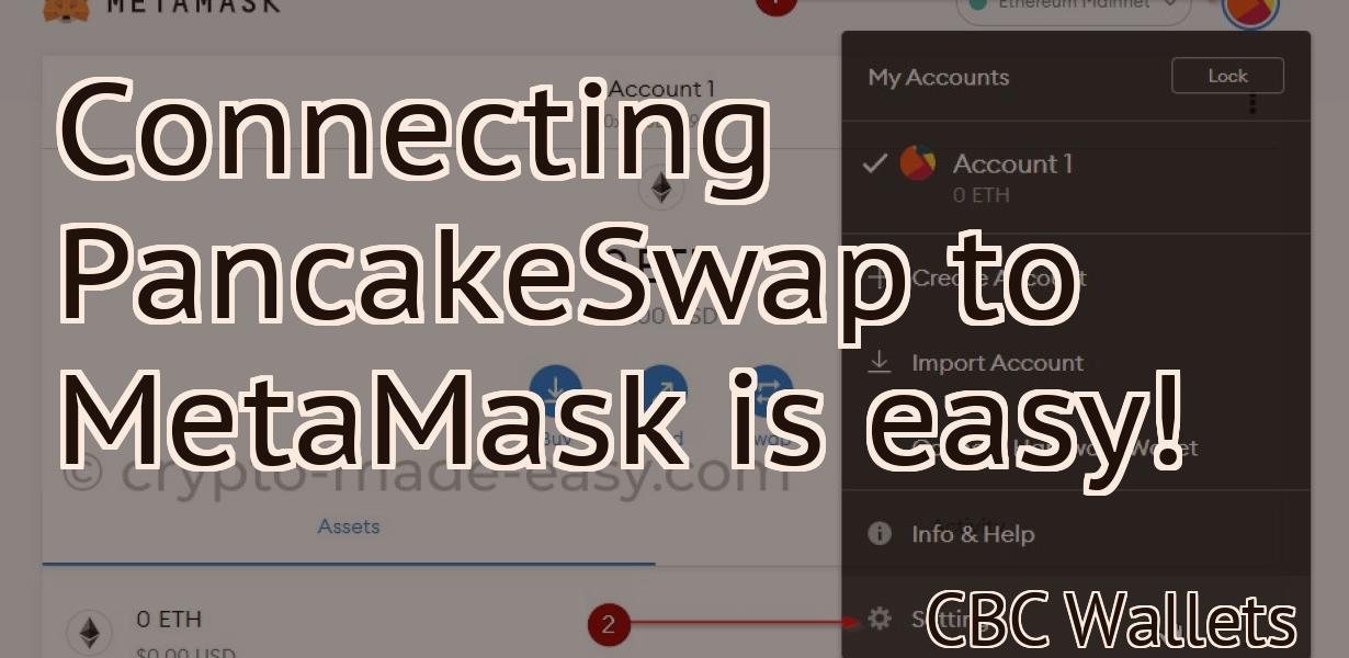Connecting PancakeSwap to MetaMask is easy!