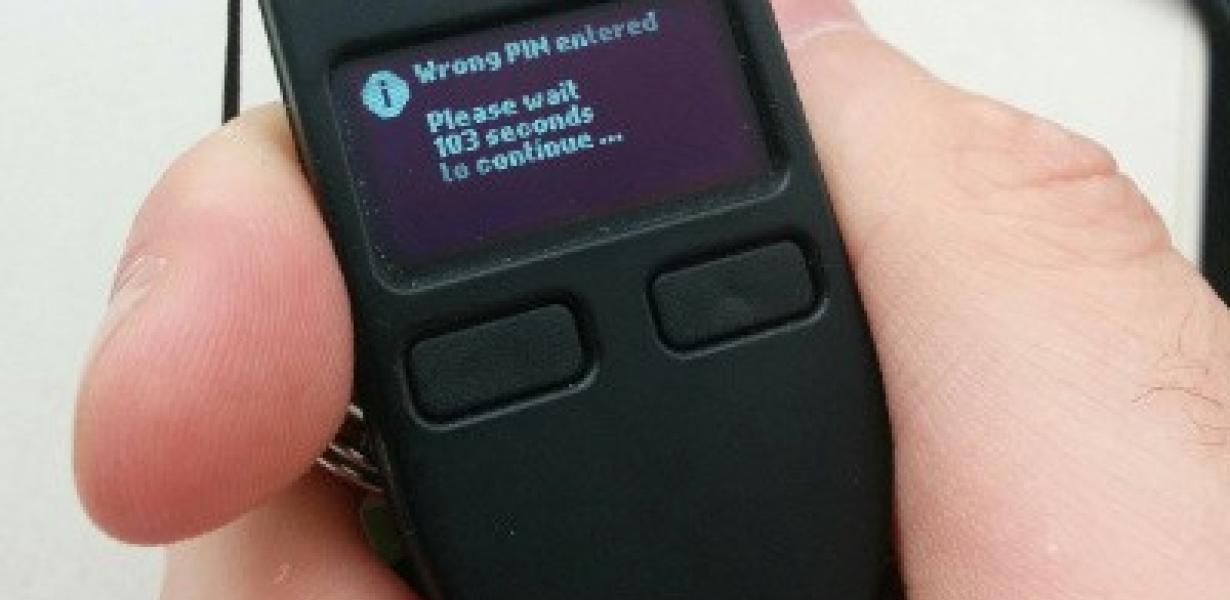 How to use a Trezor without a 