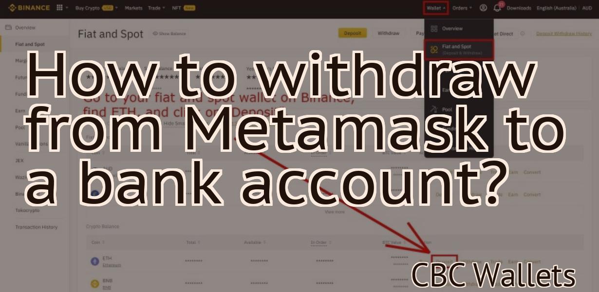 How to withdraw from Metamask to a bank account?