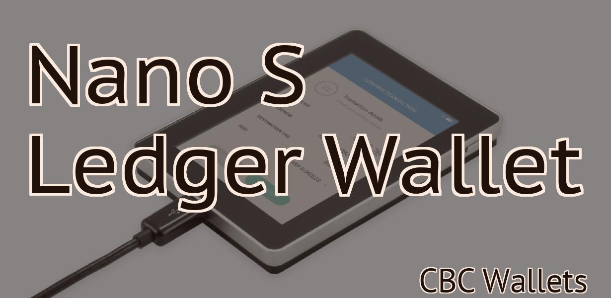 Nano S Ledger Wallet