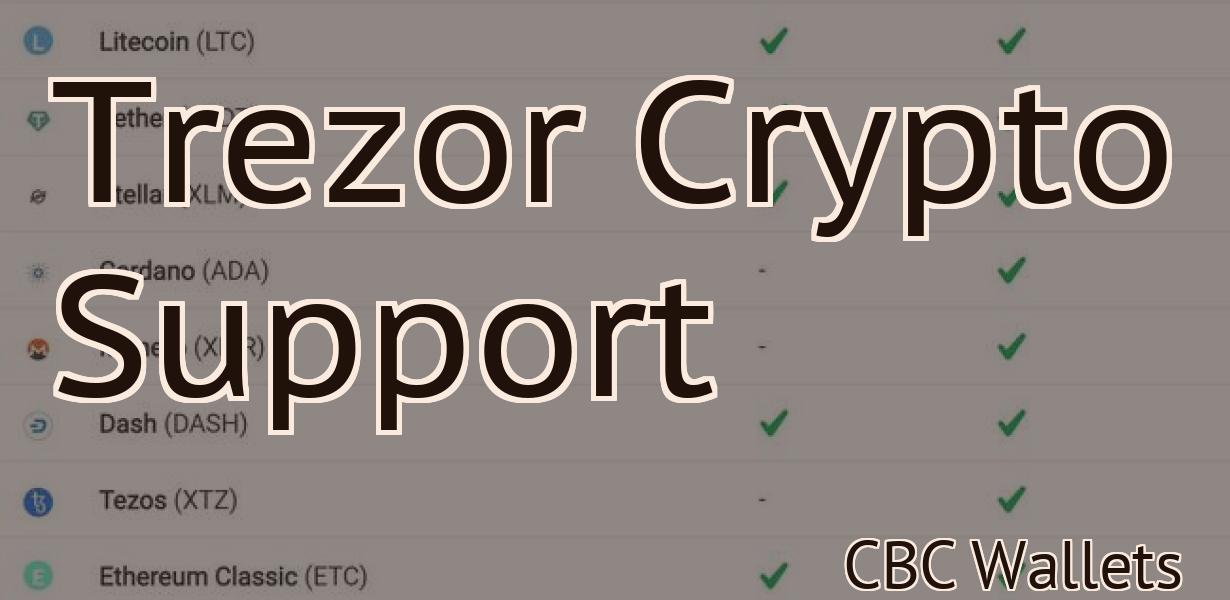 Trezor Crypto Support