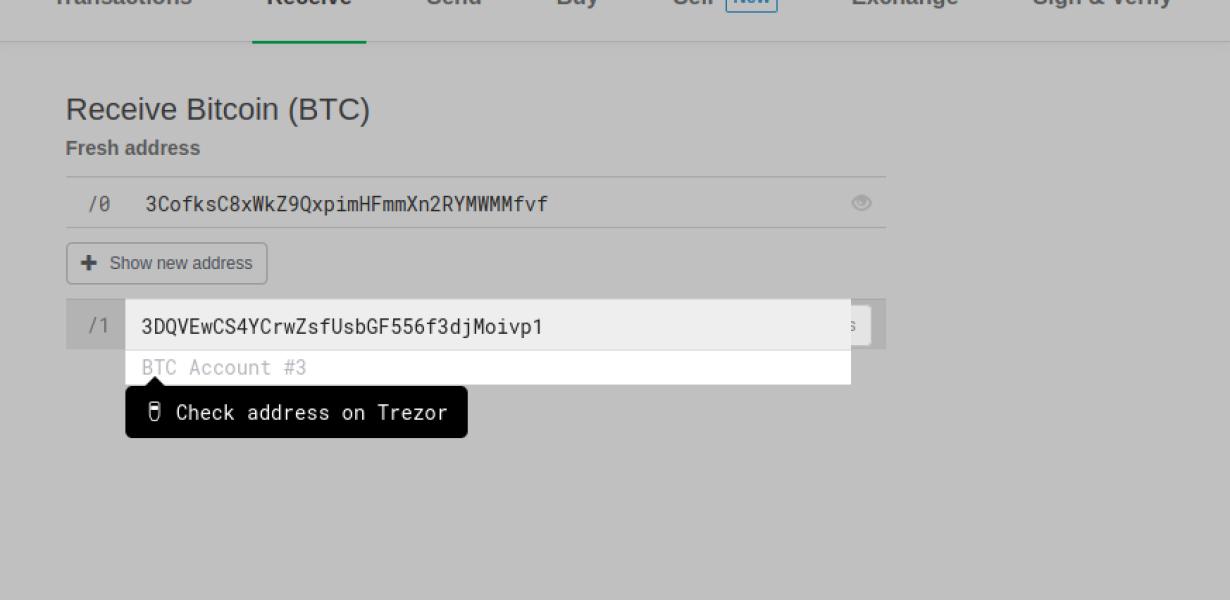 Getting started with Trezor: H