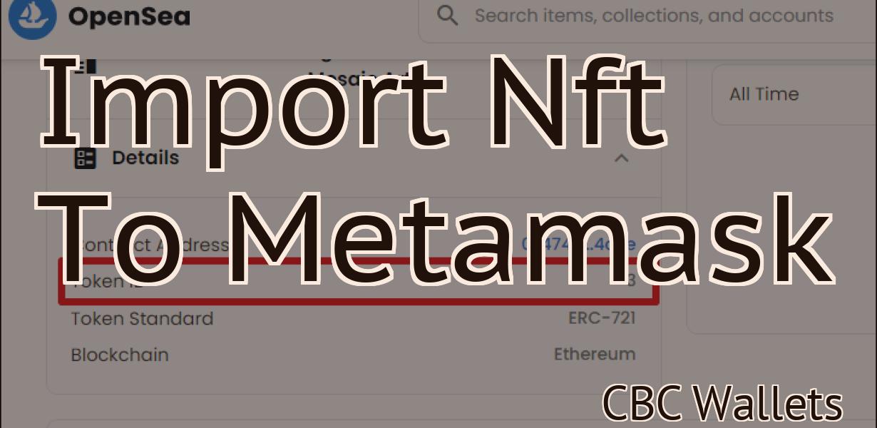 Import Nft To Metamask