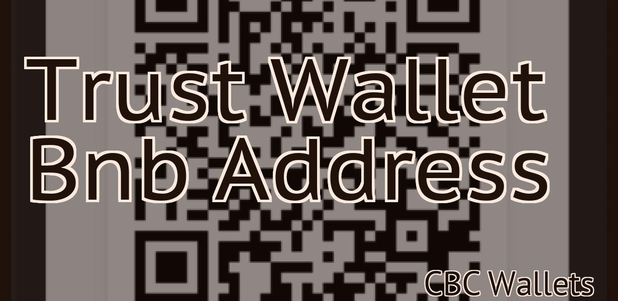 Trust Wallet Bnb Address