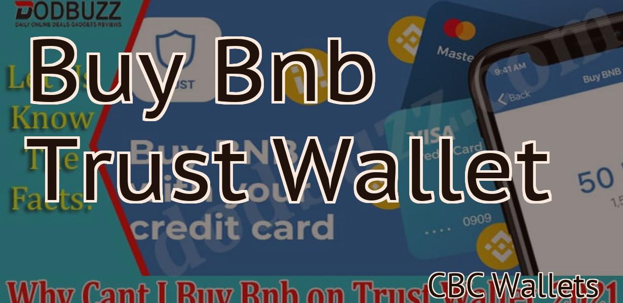 Buy Bnb Trust Wallet