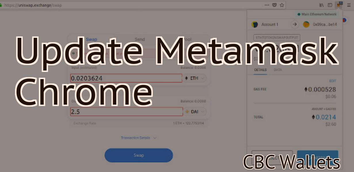 Update Metamask Chrome
