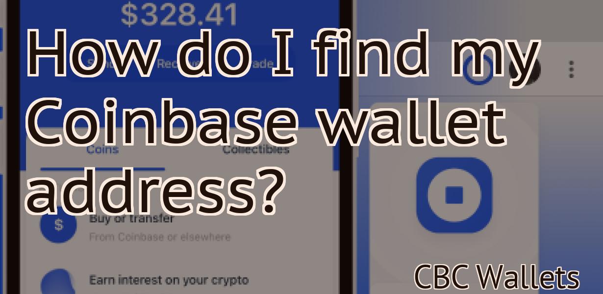 How do I find my Coinbase wallet address?