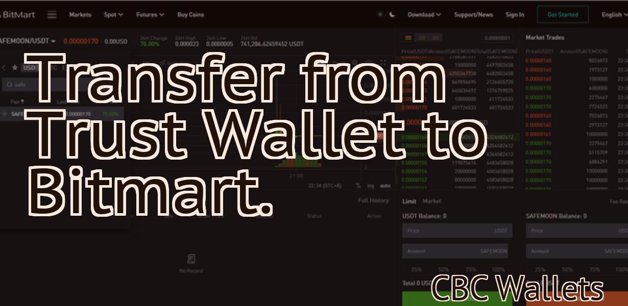 Transfer from Trust Wallet to Bitmart.