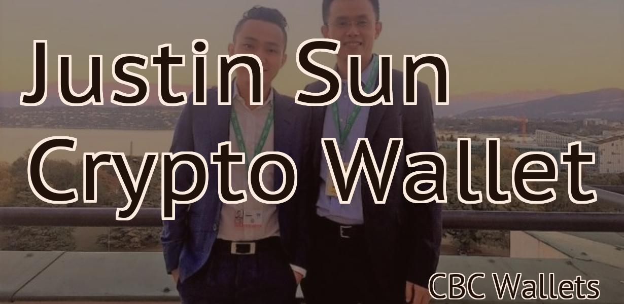 Justin Sun Crypto Wallet