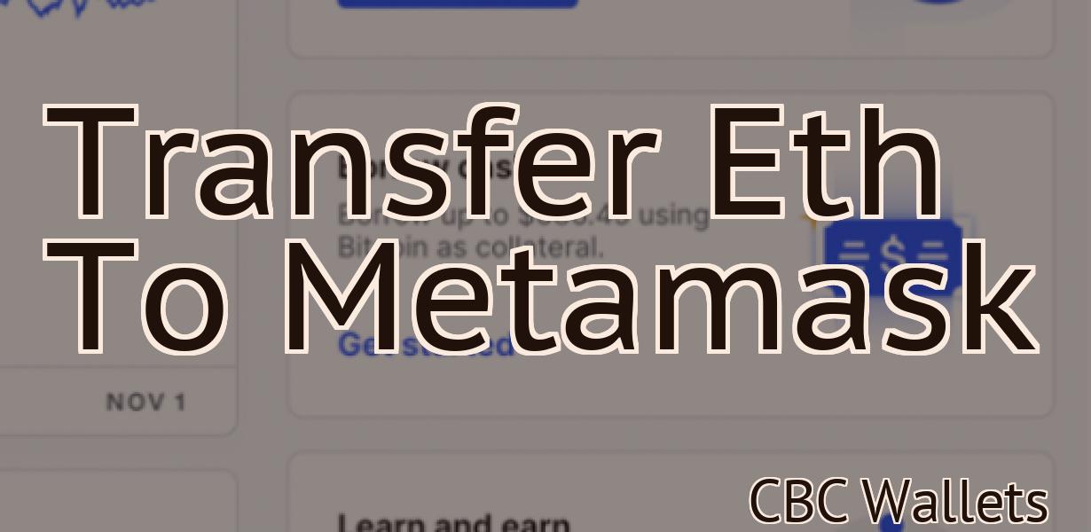 Transfer Eth To Metamask