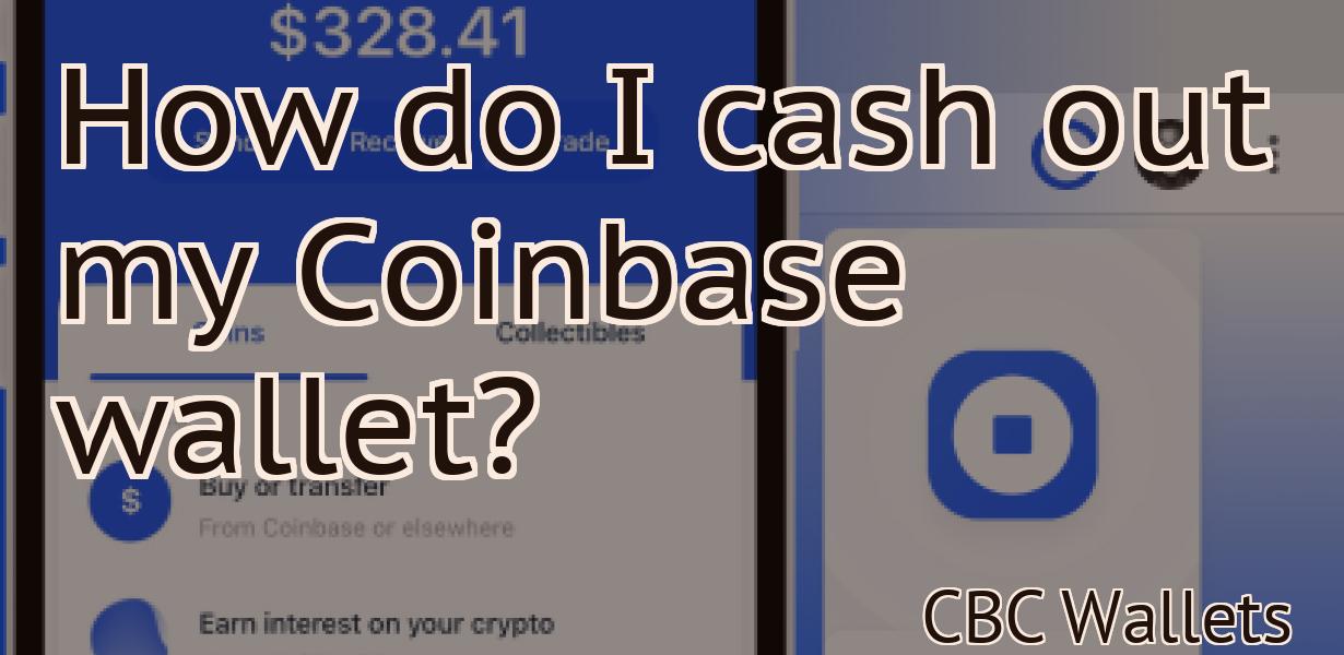 How do I cash out my Coinbase wallet?