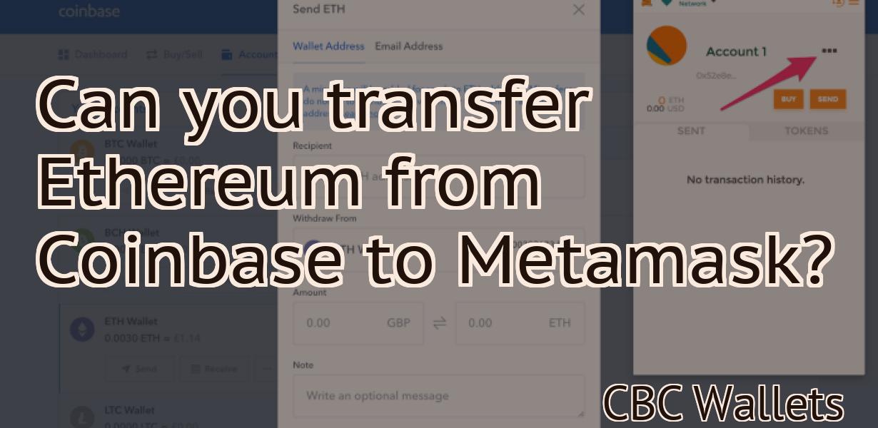 Can you transfer Ethereum from Coinbase to Metamask?