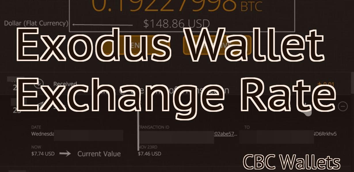 Exodus Wallet Exchange Rate