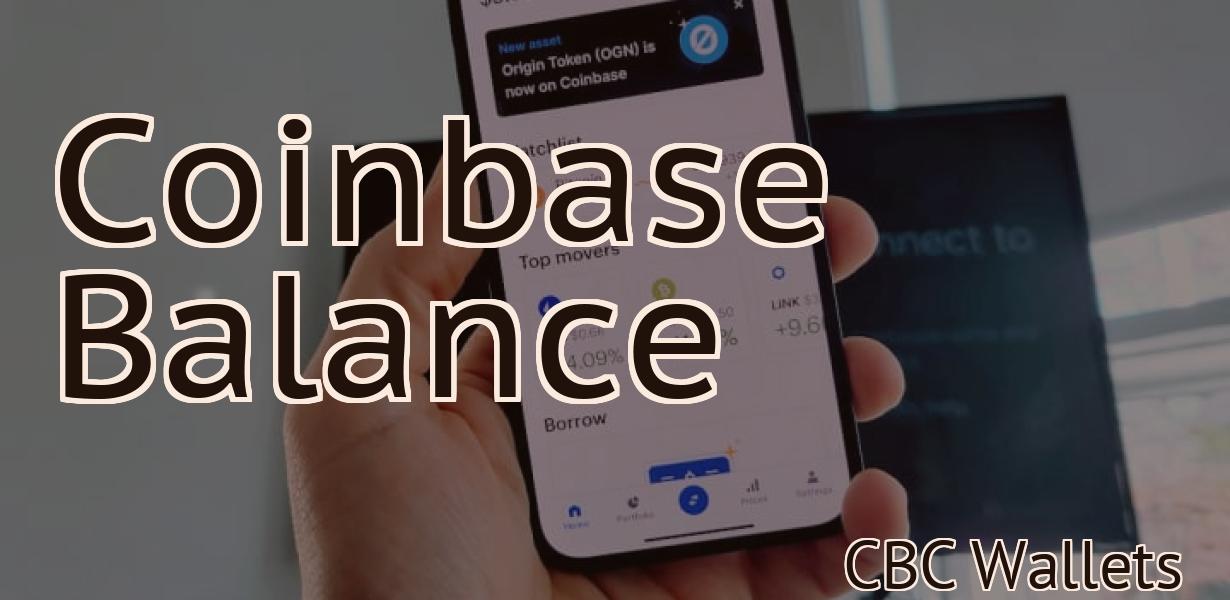 Coinbase Balance