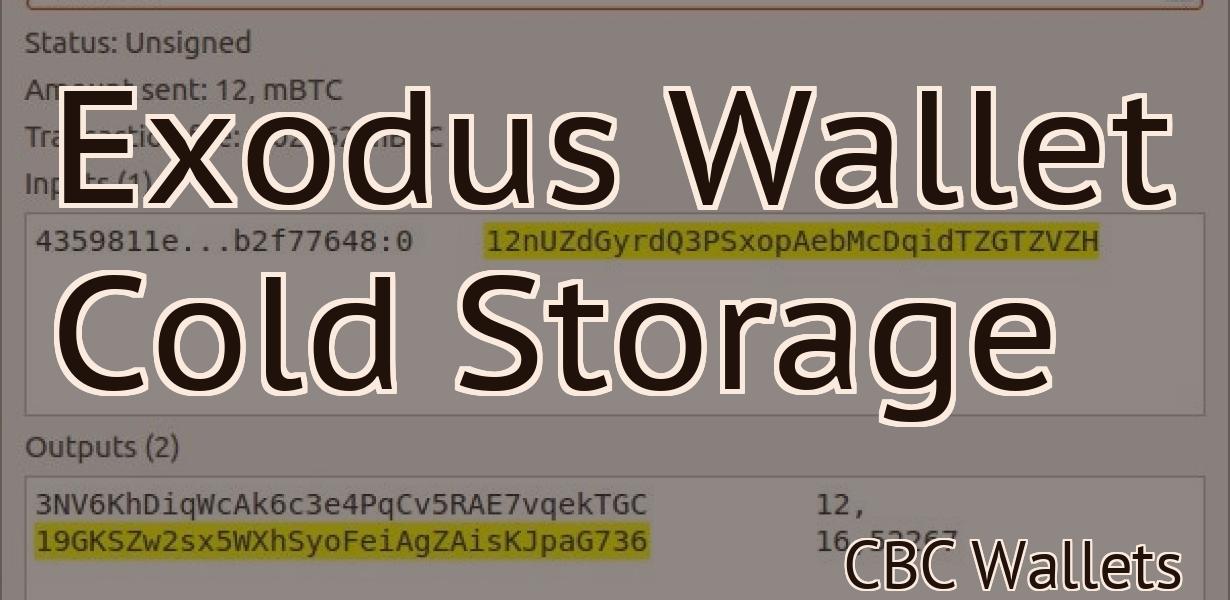 Exodus Wallet Cold Storage