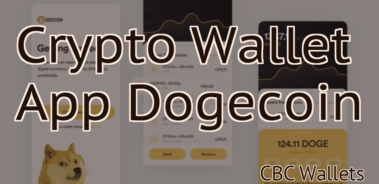 Crypto Wallet App Dogecoin