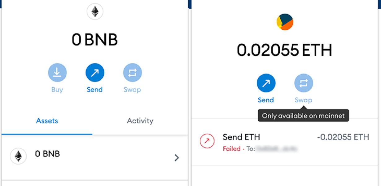 How to Swap BNB for ETH in Tru