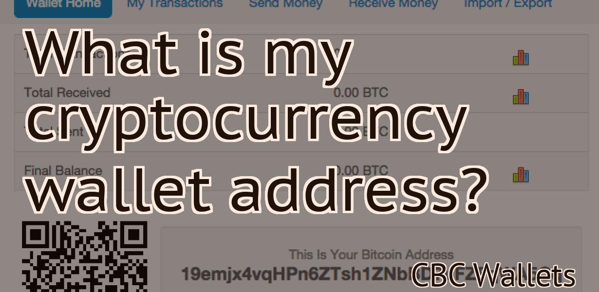 What is my cryptocurrency wallet address?