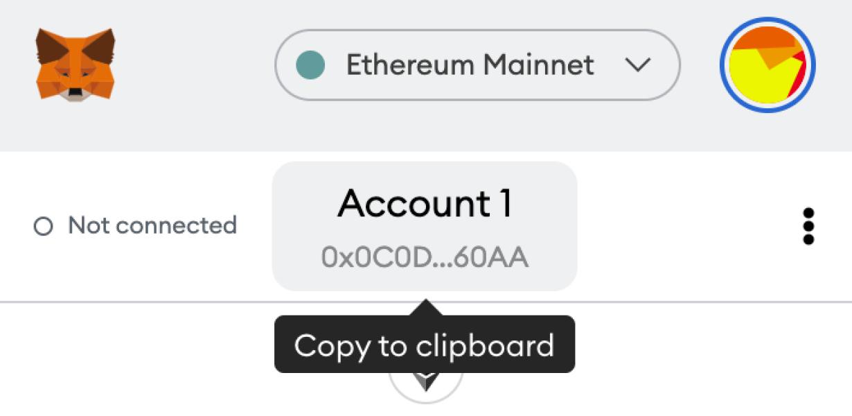 How to locate your Metamask wa