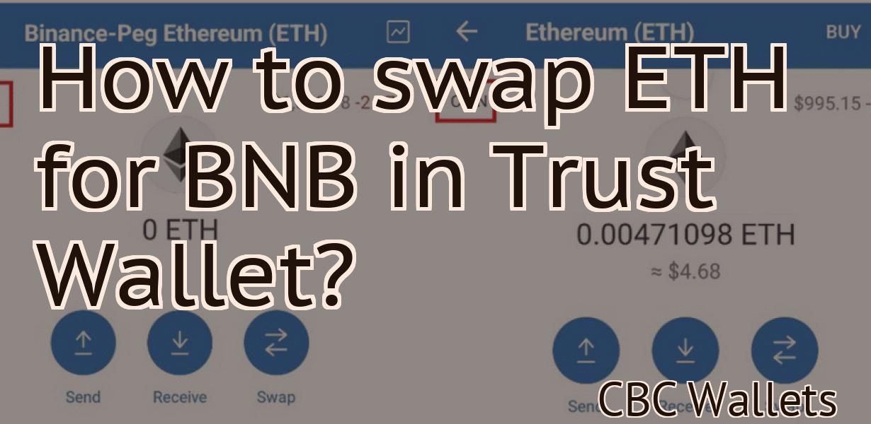 How to swap ETH for BNB in Trust Wallet?