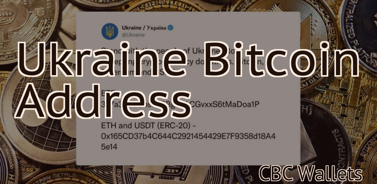 Ukraine Bitcoin Address