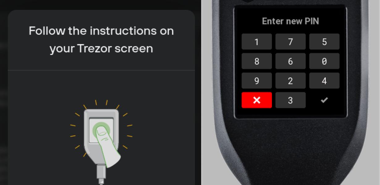 How to set up your trezor one 
