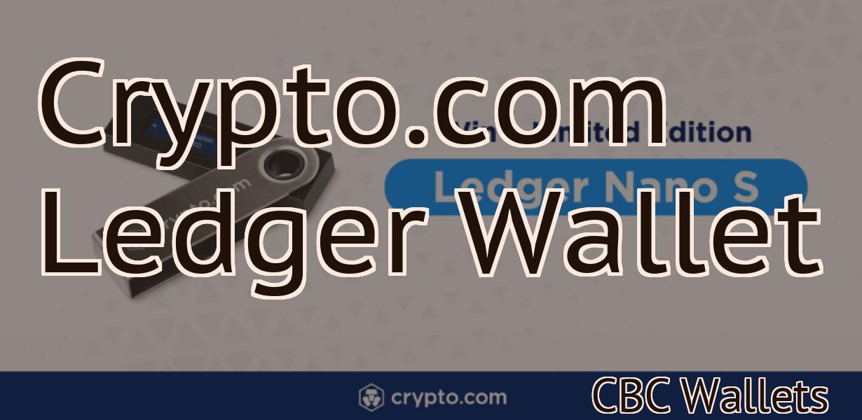 Crypto.com Ledger Wallet