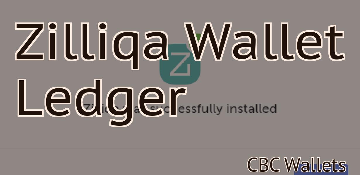 Zilliqa Wallet Ledger