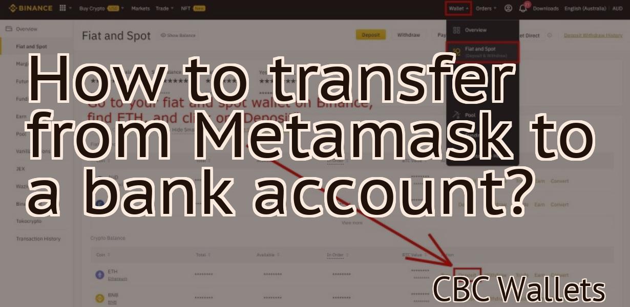 How to transfer from Metamask to a bank account?